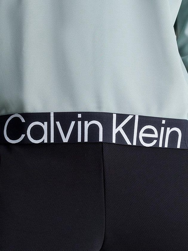 Green Calvin Klein Textured Twill Men Sweatshirt | ENDH-06192
