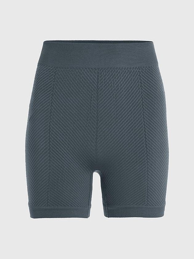 Green Calvin Klein Tight Gym Women Shorts | USRM-64195