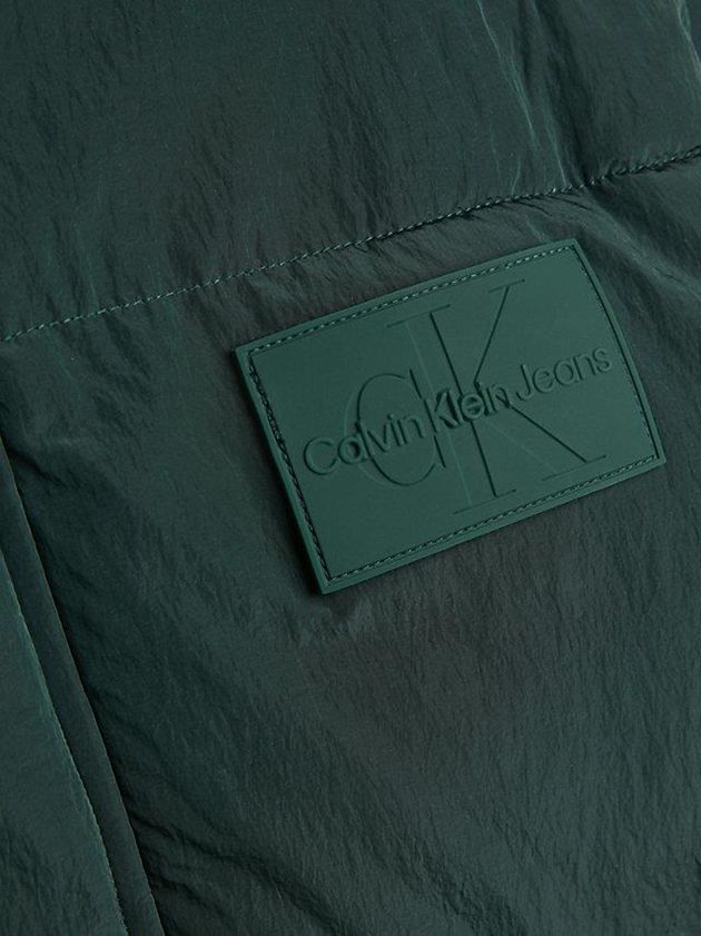 Green Calvin Klein Unisex Padded Puffer Women Coat | IOGJ-49123