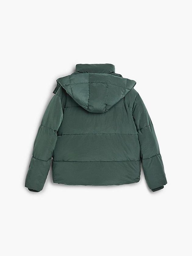 Green Calvin Klein Unisex Padded Puffer Men Jacket | VREX-52176