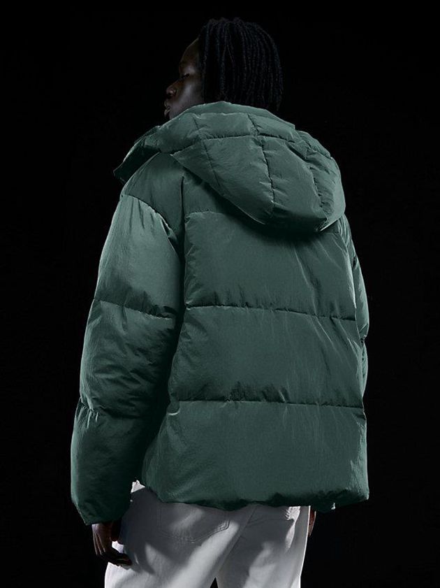 Green Calvin Klein Unisex Padded Puffer Men Jacket | VREX-52176