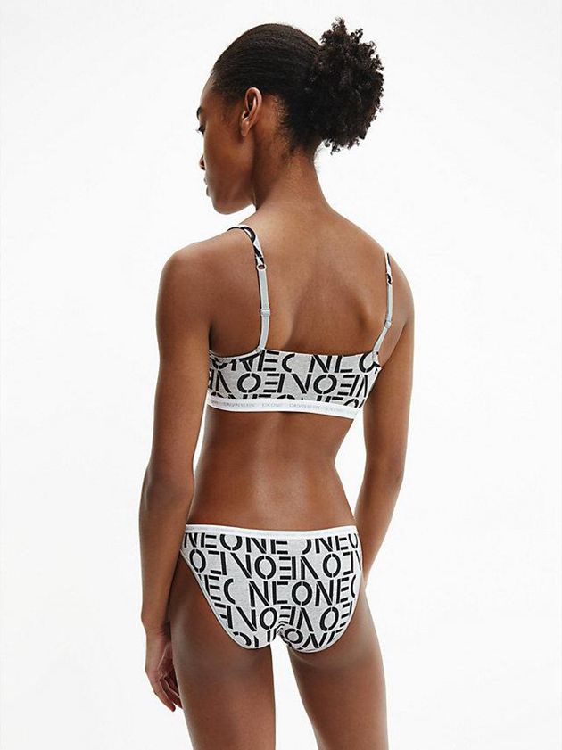 Grey Calvin Klein 2 Pack Bikini - CK One Women Briefs | FGVL-37265