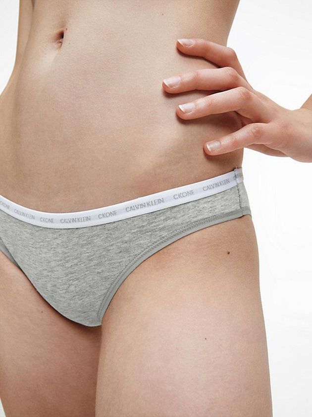 Grey Calvin Klein 2 Pack Bikini - CK One Women Briefs | MNUY-19538