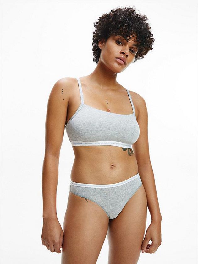 Grey Calvin Klein 2 Pack Bikini - CK One Women Briefs | MNUY-19538