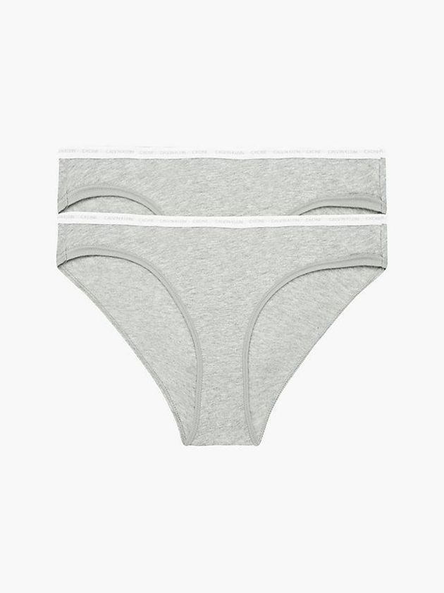 Grey Calvin Klein 2 Pack Bikini - CK One Women Briefs | MNUY-19538