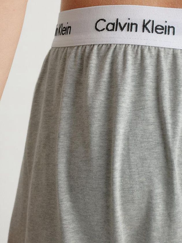 Grey Calvin Klein 2 Pack Boxers - Cotton Stretch Men Briefs | POZN-31208