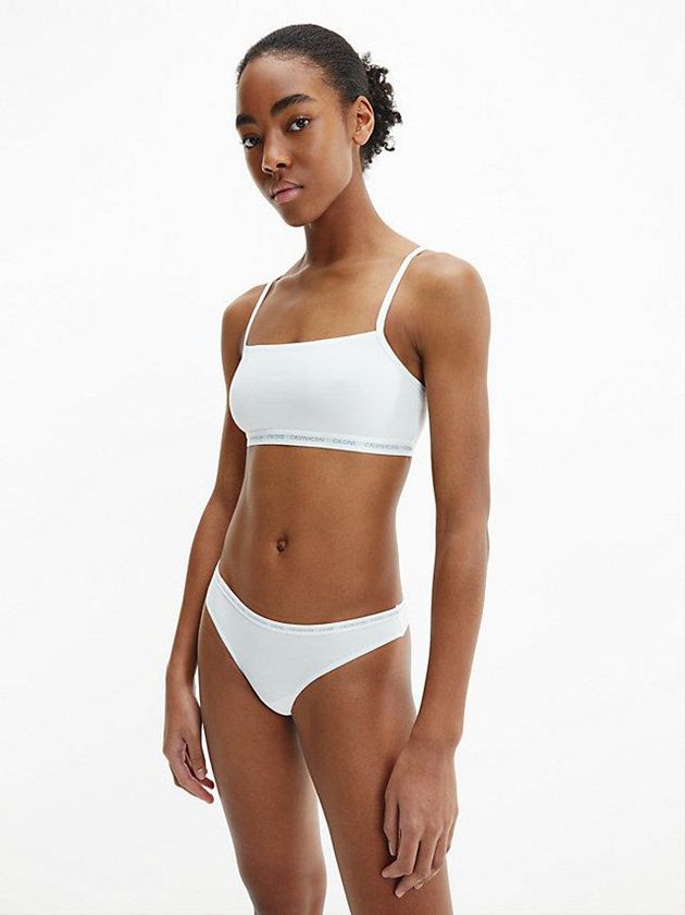 Grey Calvin Klein 2 Pack - CK One Women Thong | ARIU-16048
