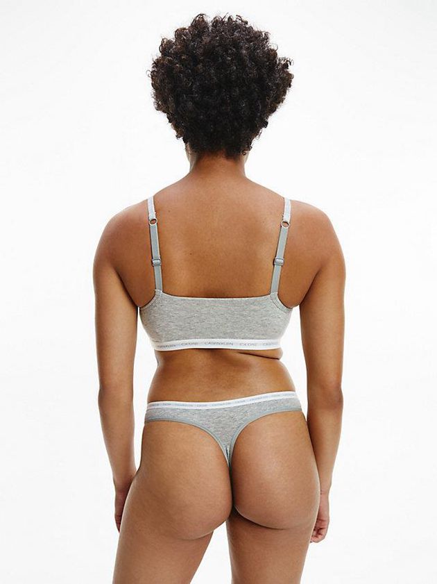 Grey Calvin Klein 2 Pack - CK One Women Thong | ARHL-12539