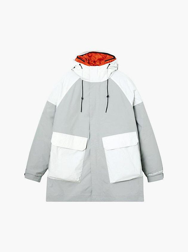 Grey Calvin Klein 3-In-1 Parka Men Coat | SZIK-54071