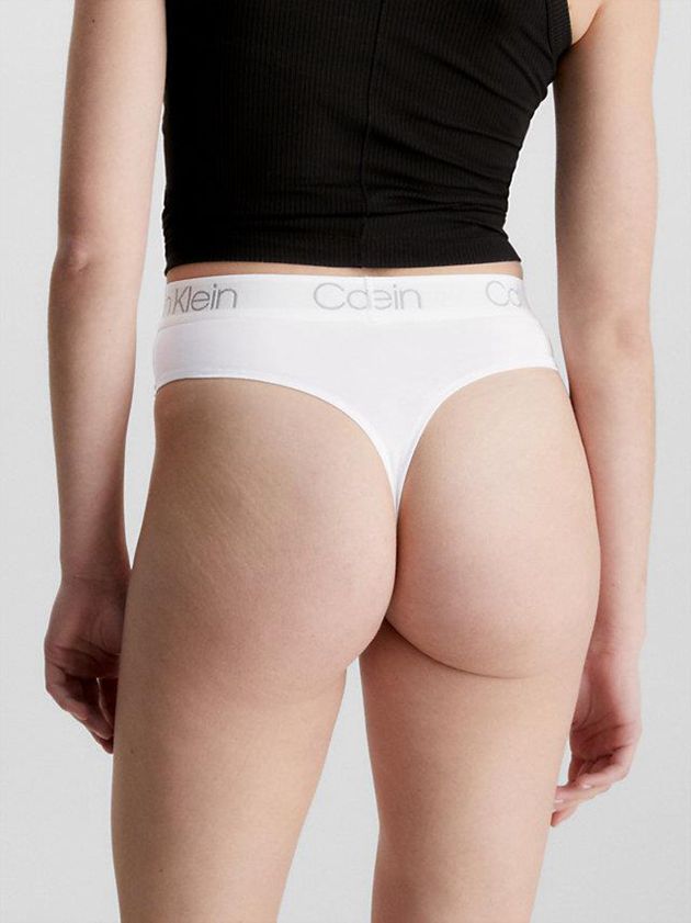 Grey Calvin Klein 3 Pack High Waisted - Body Women Thong | VQTB-21305