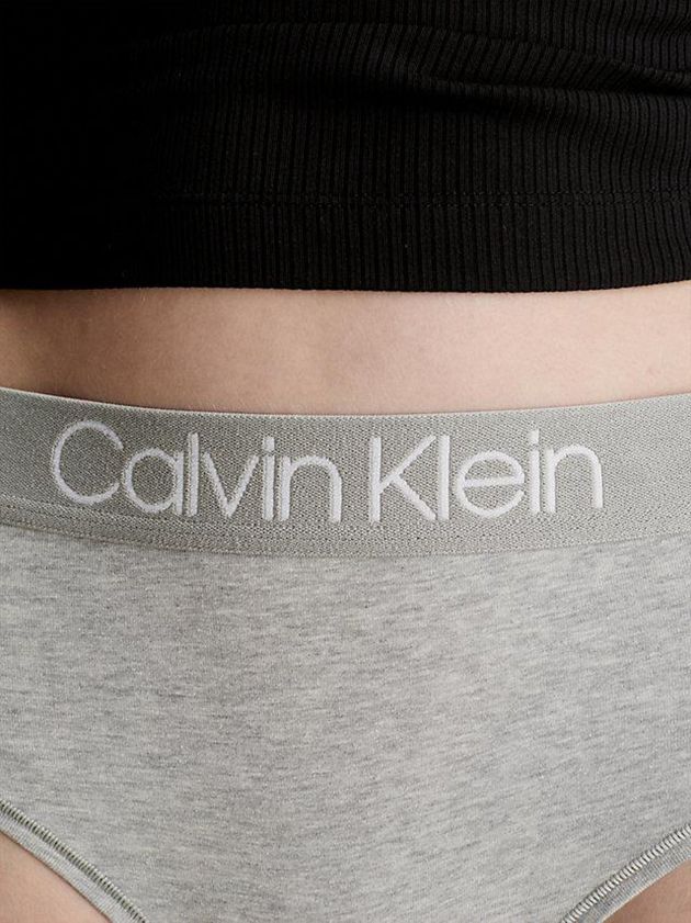 Grey Calvin Klein 3 Pack High Waisted - Body Women Thong | VQTB-21305