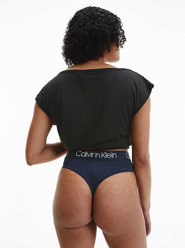 Grey Calvin Klein 3 Pack High Waisted - Body Women Thong | VQTB-21305