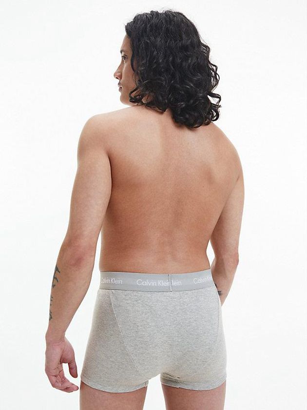 Grey Calvin Klein 3 Pack Low Rise - Cotton Stretch Men Briefs | NTUZ-83569