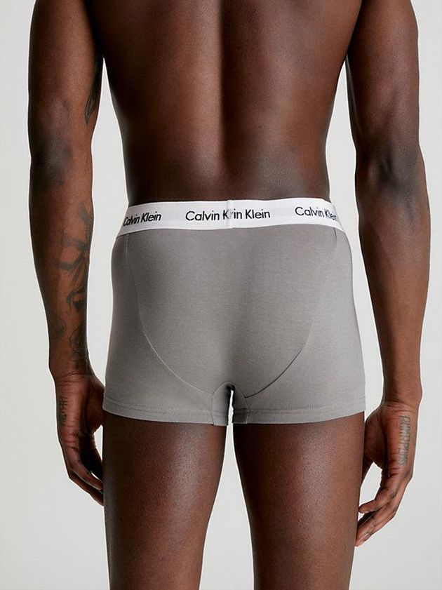 Grey Calvin Klein 3 Pack Low Rise - Cotton Stretch Men Briefs | VCWF-65190