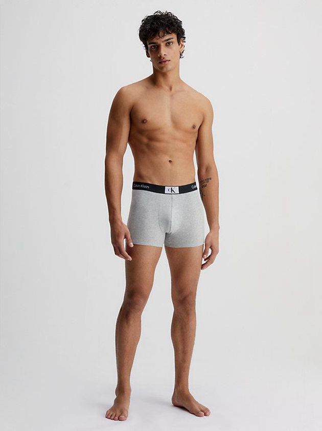 Grey Calvin Klein 3 Pack - Ck96 Men Briefs | ULFJ-23948