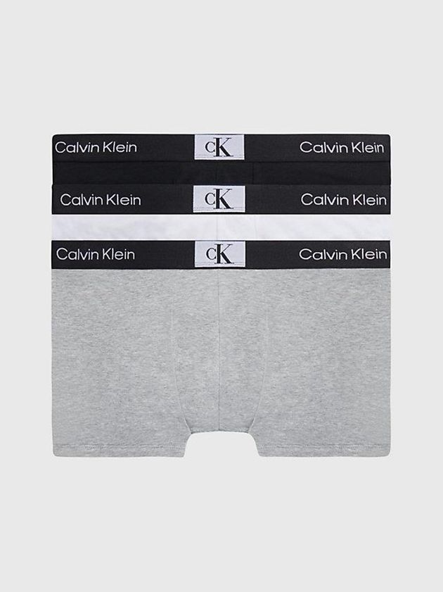 Grey Calvin Klein 3 Pack - Ck96 Men Briefs | ULFJ-23948