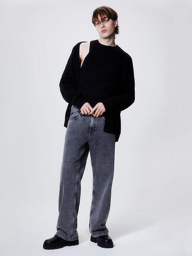 Grey Calvin Klein 90's Loose Men Jeans | GEZL-62813