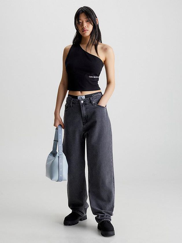 Grey Calvin Klein 90's Straight Women Jeans | ZDWL-83259