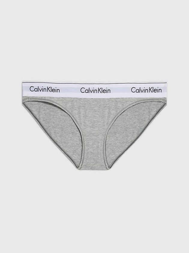 Grey Calvin Klein Bikini - Modern Cotton Women Briefs | FELA-38071