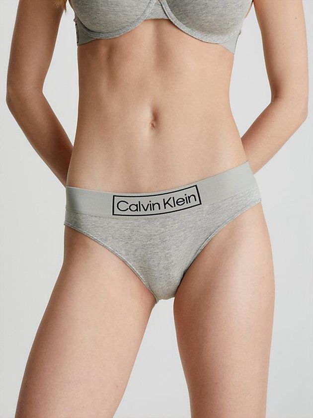 Grey Calvin Klein Bikini - Reimagined Heritage Women Briefs | ENTO-87654