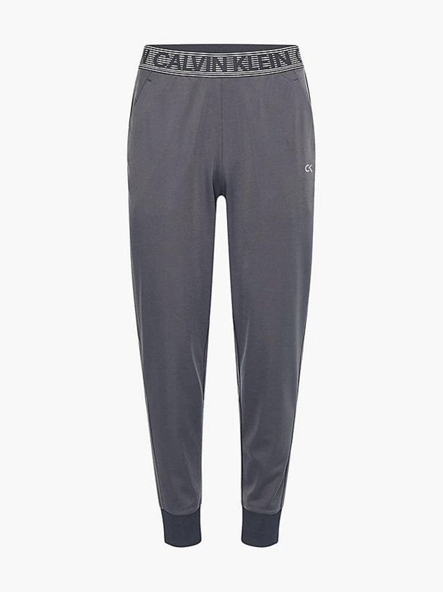 Grey Calvin Klein Brushed Tricot Women Joggers | LIMU-15742