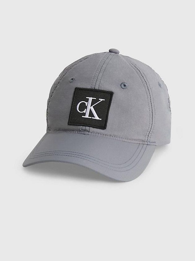 Grey Calvin Klein CK Nylon Women Cap | PNGT-52860