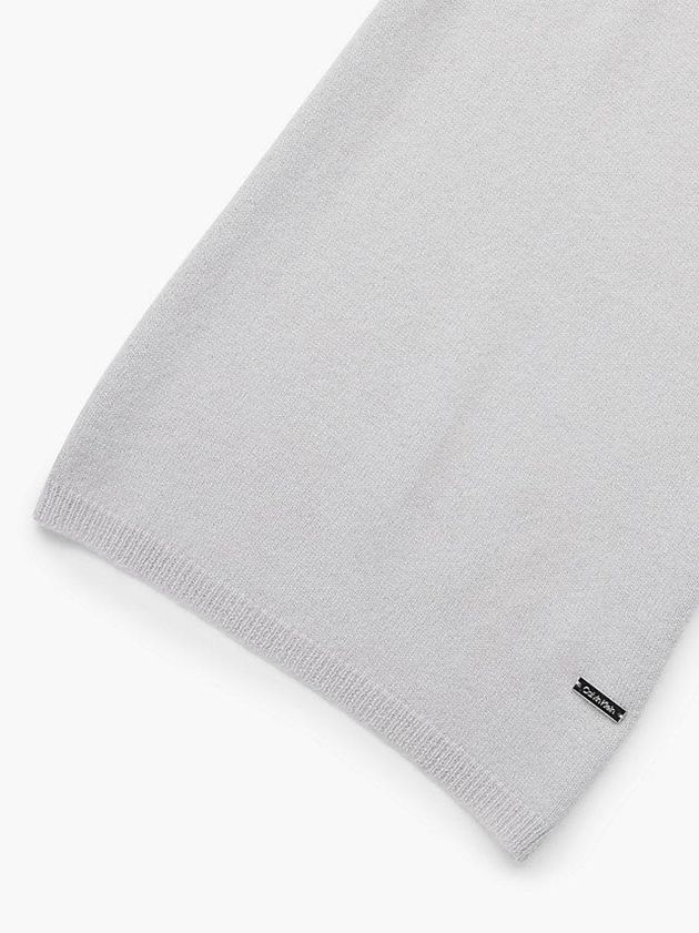 Grey Calvin Klein Cashmere Blend Women Scarf | FAGU-34086