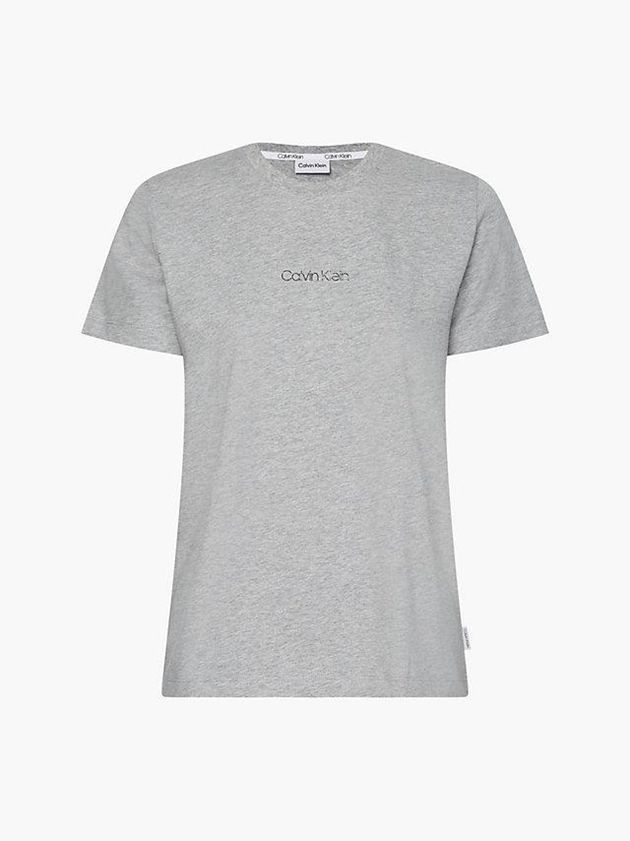 Grey Calvin Klein Cotton Women T-Shirt | NCXB-72014