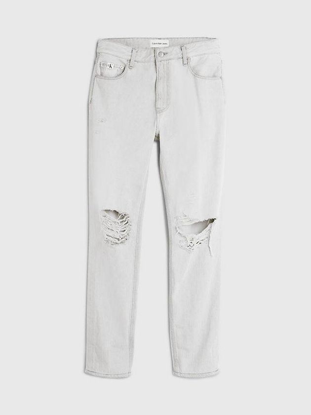 Grey Calvin Klein Dad Men Jeans | AXWK-19273