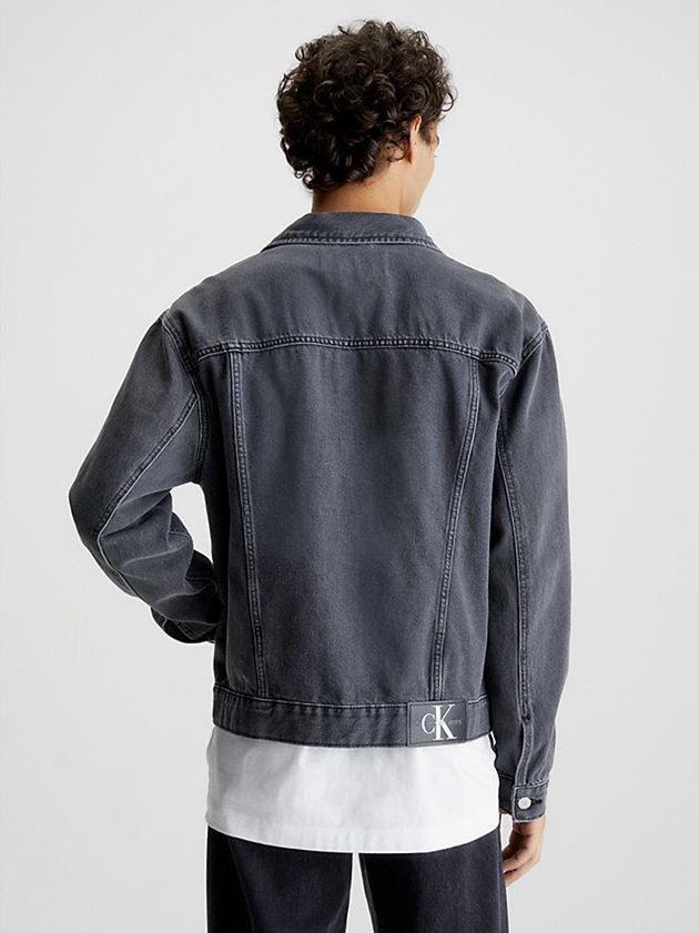 Grey Calvin Klein Denim Men Jacket | APZG-69357