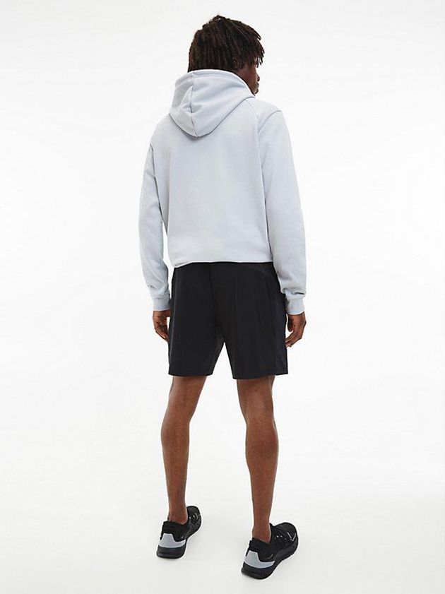 Grey Calvin Klein Fleece Men Hoodie | VSTJ-42560
