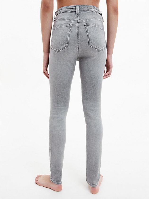 Grey Calvin Klein High Rise Skinny Women Jeans | LGHY-85709