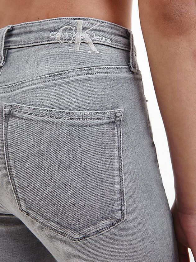 Grey Calvin Klein High Rise Skinny Women Jeans | LGHY-85709