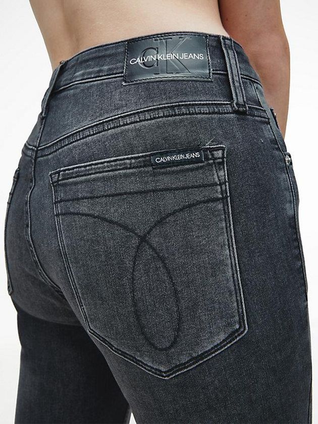 Grey Calvin Klein High Rise Skinny Women Jeans | GJVO-41289