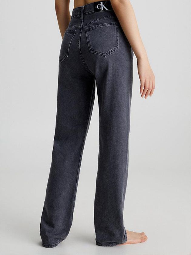 Grey Calvin Klein High Rise Straight Women Jeans | IGSN-70514