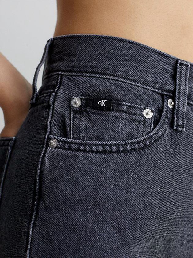 Grey Calvin Klein High Rise Straight Women Jeans | IGSN-70514