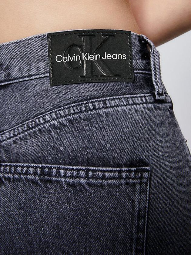 Grey Calvin Klein High Rise Straight Women Jeans | YKPG-52496