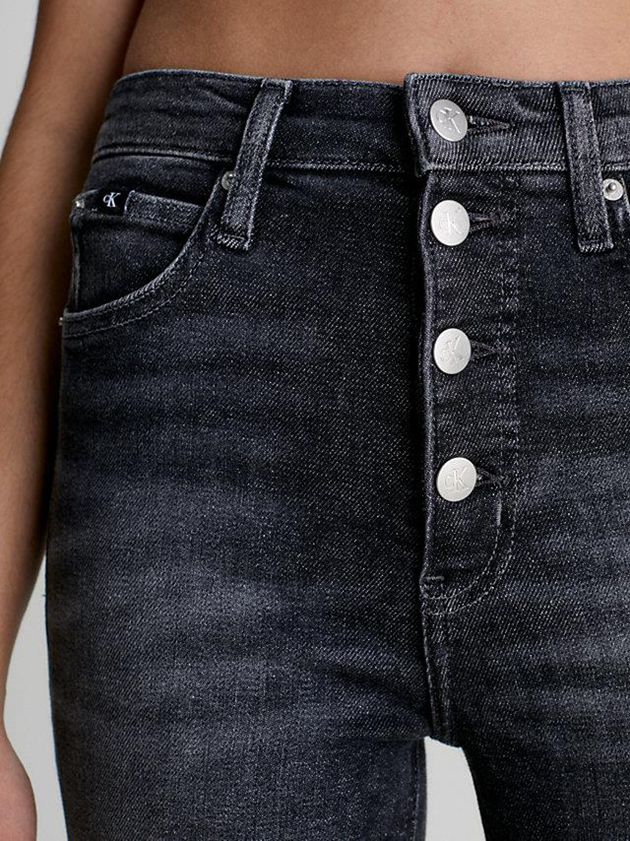 Grey Calvin Klein High Rise Super Skinny Ankle Women Jeans | KSVR-58692