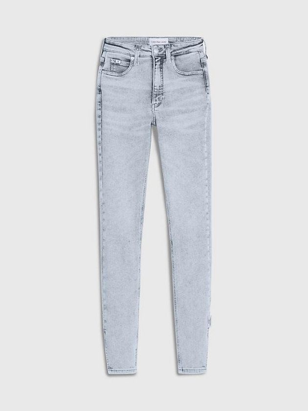 Grey Calvin Klein High Rise Super Skinny Women Jeans | ACHG-73482