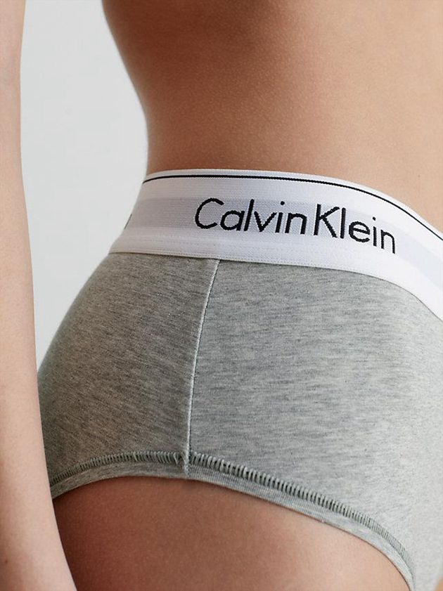 Grey Calvin Klein High Waisted Bikini - Modern Cotton Women Briefs | JGCY-86732