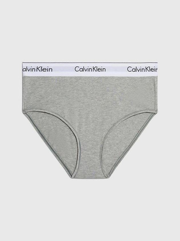 Grey Calvin Klein High Waisted Bikini - Modern Cotton Women Briefs | JGCY-86732