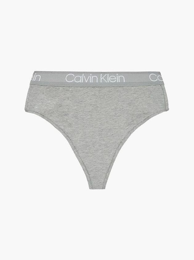 Grey Calvin Klein High Waisted - Body Women Thong | GTNR-37156