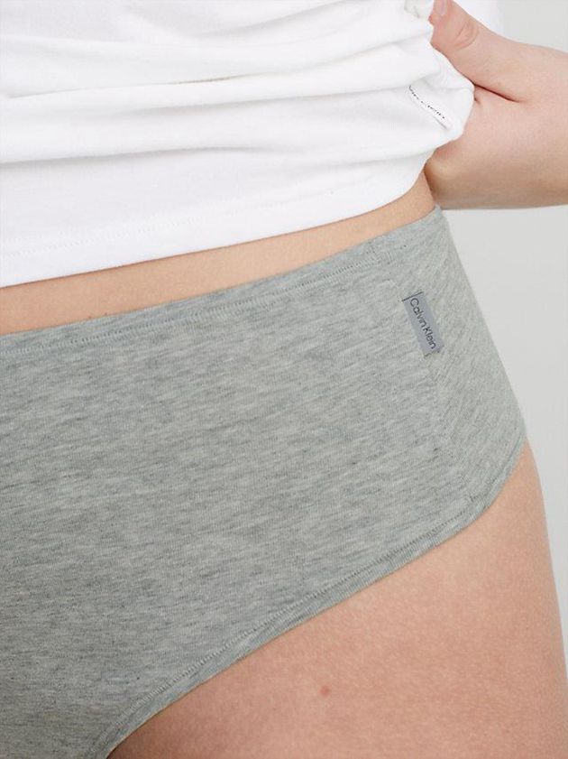 Grey Calvin Klein High Waisted - Flex Fit Women Thong | JEGO-15206