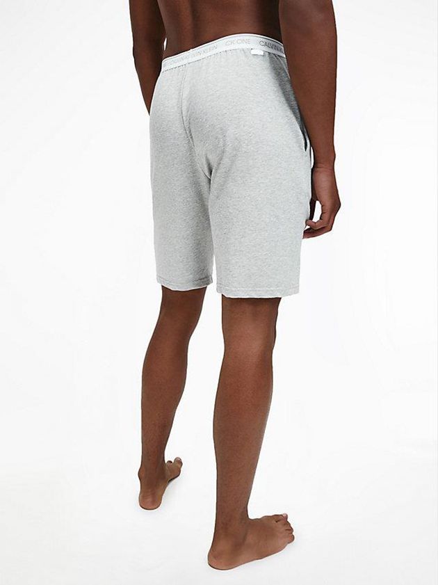 Grey Calvin Klein Lounge - CK One Men Shorts | KCXS-72693