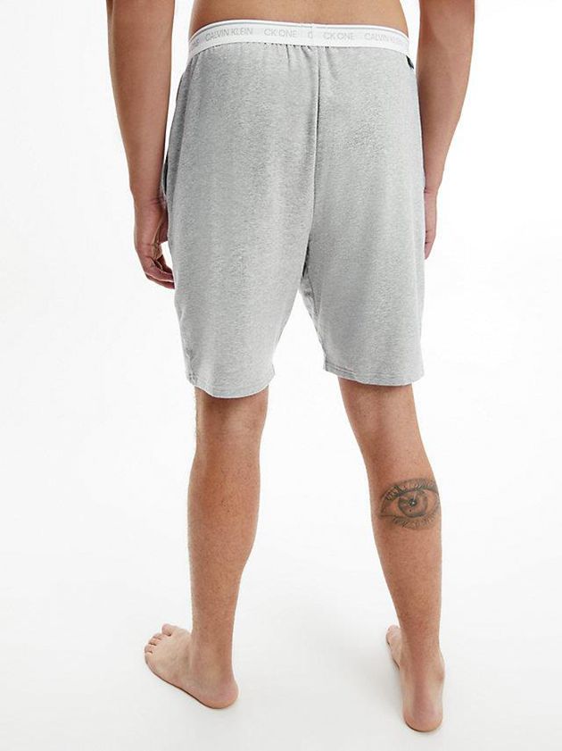 Grey Calvin Klein Lounge - CK One Men Shorts | KCXS-72693
