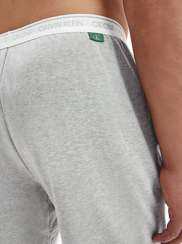 Grey Calvin Klein Lounge - CK One Men Shorts | KCXS-72693