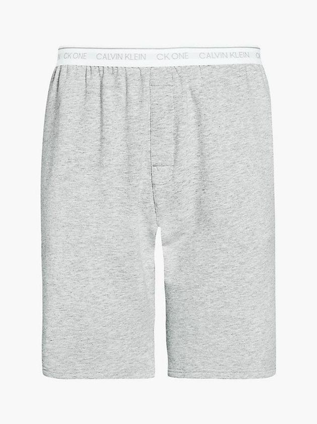 Grey Calvin Klein Lounge - CK One Men Shorts | KCXS-72693