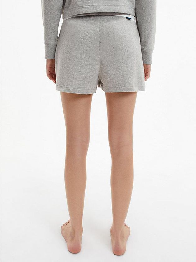Grey Calvin Klein Lounge - CK One Women Shorts | KUEQ-03647