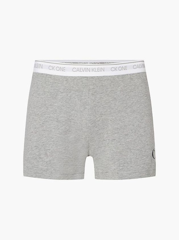 Grey Calvin Klein Lounge - CK One Women Shorts | KUEQ-03647