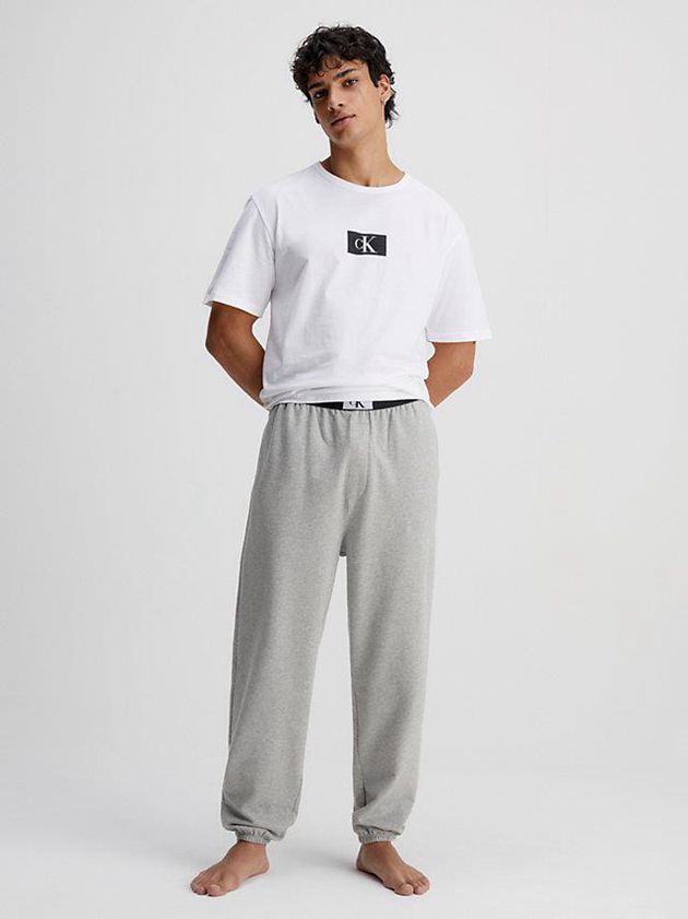 Grey Calvin Klein Lounge - Ck96 Men Joggers | OVUI-51437